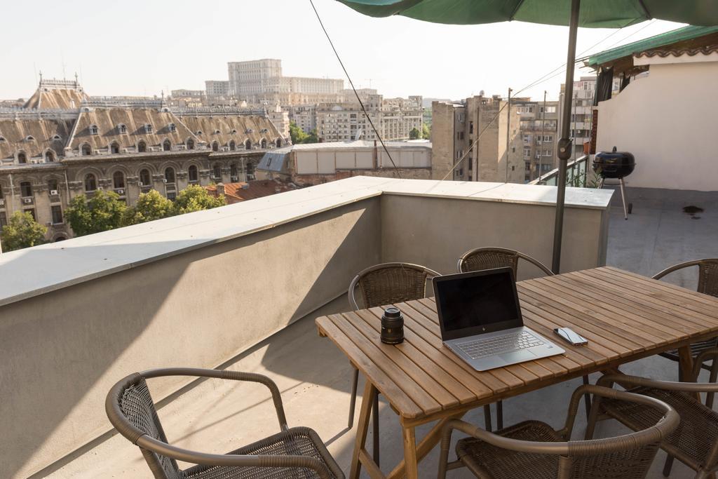 Rooftop Terrace Apartment Bucareste Exterior foto